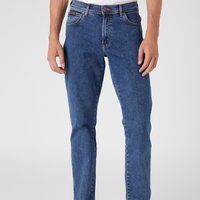 Wrangler Texas Stretch Regular Fit Denim Jeans New Men’s Stonewash Blue