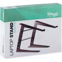 Stagg 22224 Solid Adjustable DJ Pro Laptop Stand - Metal Black