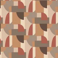 Belgravia Decor Ceruti Paprika Wallpaper 1421 - Modern Geometric Abstract