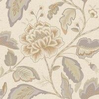 Belgravia Maya Trail Wallpaper Floral Flowers Leaves Luxury Textured Vinyl