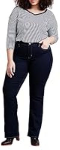 Levi/'s Women/'s Plus Size 315 Shaping Bootcut Jeans, Darkest Sky, 20 M