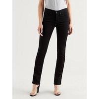 Levi/'s Women/'s 312 Shaping Slim Jeans, Black and Black, 27W / 32L