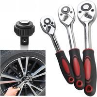 1/4" 3/8" 1/2" 24Teeth Ratchet Wrench Multifunctional Quick Release Ratchet Socket Spanner Plate
