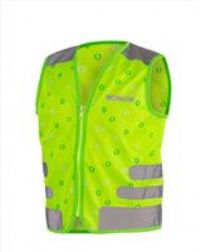 Wowow Nutty Kids Safety Cycling Vest Hi-Viz Reflecticve/Green