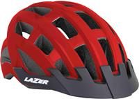 Lazer Compact Bicycle Helmet. Red. Unisize 54-61cm