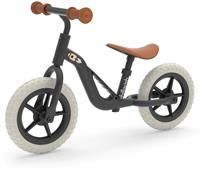 Chillafish Charlie lightweight toddler balance bike with carry handle, adjustable seat and handlebar, puncture-proof 10-inch wheels, and custom molded seat, for kids 18-48 months. Black