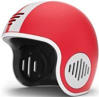 Chillafish Bobbi ABS hard-shell multi-sport certified helmet, size XS, adjustable and integrated chinstrap and size adjuster, optimized airflow and breathability, Red