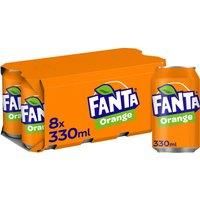 Fanta Orange 8 x 330ml