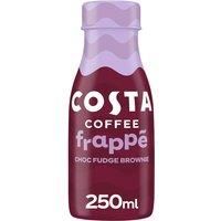 Costa Coffee Frappe Choc Fudge Brownie Iced Coffee 250ml