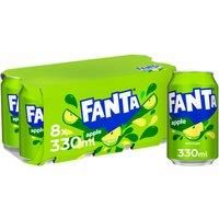 Fanta Apple Zero 8 x 330ml Can