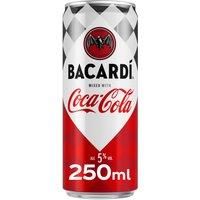 Bacardi & Coca-Cola 250ml Pre-Mixed Can