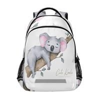Mnsruu Cute Koala Schoolbag for Boys Girls Elementary Middle Students