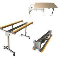 2025 Folding Fluent Strip Support Frame, Large Plate Carrying Conveying Device Saw Table Drag Table Auxiliary Pulley Support