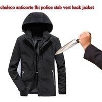 2025 New Anti-Slash Stab Suit Military Tactical Police Fbi Swat Safety Self-Defense Men Invisible