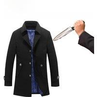 Polymer Cut-Proof Stab-Proof Men Windbreaker Plus Size Self-Defense Stealth Light Weight Safety