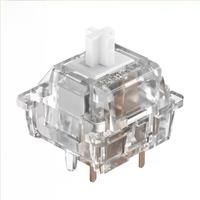 LEOBOG Ice Soul Switch for Mechanical Keyboard Tactile Light Force 5 Pins RGB Transparent HIFI