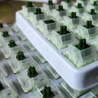 Matcha Switch 3 Pins 40g Linear Mechanical Keyboard MX Green Switches PA66 POM Factory Lubrication