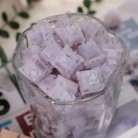 Fog sea violet Silent Switch HP Tactile 52g 5Pin POM PA66 TPU Culm Mute Switches Mechanical keyboard