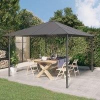 Berkfield Home Gazebo with Roof 3x3 m Anthracite in Black