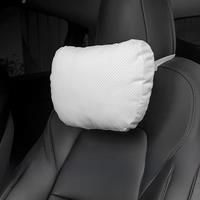 Car Headrest Neck Pillow Auto Car Neck Cushion Memory Foam black Breathable Head Support Rest