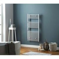 Towelrads Pisa Flat Towel Radiator 1200 x 500mm - Chrome