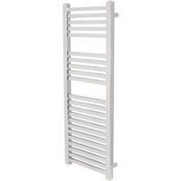 Chrome Towel Radiator with Square Rails 336W - 1200 x 450mm