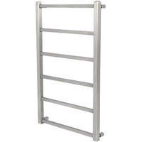 Towelrads Diva Square Tube Designer Radiator 800mm x 500mm Stainless Steel 573BTU (106RY)