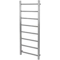 Towelrads Diva Square Tube Designer Radiator 1200mm x 500mm Stainless Steel 812BTU (585RY)