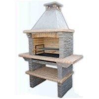 Mediterrani Slate Charcoal Masonry BBQ - Grey