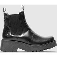 Fly London Women/'s MEDI789FLY Chelsea Boot, Black, 3 UK