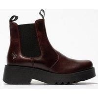 Fly London Women/'s MEDI789FLY Ankle Boot, Wine, 3 UK
