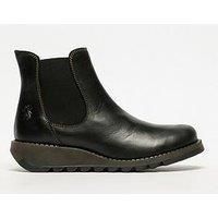 Fly London Women/'s Salv Chelsea Boots,Black,4 UK