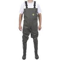 Amblers Mens Tyne Chest Safety Wader Wellingtons (10 UK) (Green)