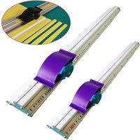 Manual Protective Sliding KT Board Cutting Ruler Aluminum Alloy Art Ruler Non-slip Anti-Running