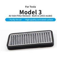 For Tesla 2021-2023 Model 3 Air intake filter - built-in Activated Carbon Air Filter Air Conditioner Filter Element Replacement