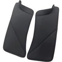 For Tesla Model Y 2021-2024 Rear seat corner protection rear seat pad black leather waterproof and