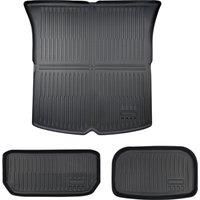 For Tesla 2021-2024 Model Y, All Weather Waterproof TPE Front Rear Trunk Cargo Liner Mat Accessories Spare box cushion