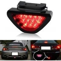 Universal Brake Signal Lamp F1 Style Triangle Sporty 12LED Rear Fog Light Tail Third Brake Lamp DRL