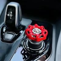 Car Central Control Knob 3D Water Valve Car Button Cover Car Interior Ornament Creative Car