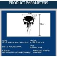 NEW Universal Car Motorbike Decoration Skull Sticker Reflective Decal Motorcycle Stickers Waterproof Sun Protection Accessories