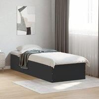Berkfield Home Bed Frame without Mattress Black 90x200 cm