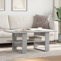 Berkfield Home Coffee Table Concrete Grey 102x55x42 cm Engineered Wood | Size: 102 x 55 x 42 cm