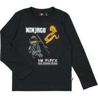 LEGO Boy/'s Lwtaylor 624 T-Shirt L/S, Black, 4 Years
