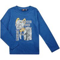 LEGO Unisex Kid/'s Lwtaylor 703 T-Shirt L/S, Blue, 104 cm