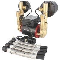 Grundfos Amazon STN-2.0 Bar Universal Head Twin Impellar Shower Pump 96787505