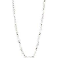 Pilgrim Star Necklace Silver-Plated