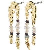 Pilgrim Niya Earrings Multi-Coloured/Gold-Plated