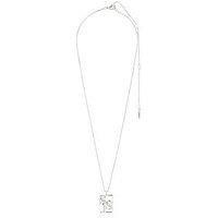 Pilgrim Love Tag, Recycled Sis Necklace Silver-Plated