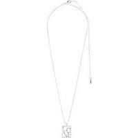 Pilgrim Love Tag, Recycled Love Necklace Silver-Plated