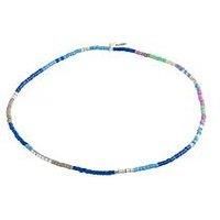 Pilgrim Alison Ankle Chain Blue, Silver-Plated
